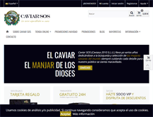 Tablet Screenshot of caviarsos.com